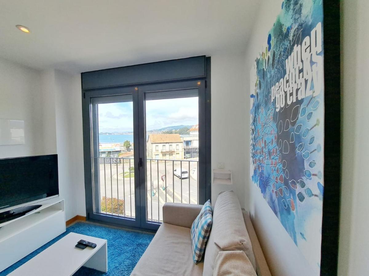 Baiona, Playa Santa Marta, Piscina Appartement Buitenkant foto